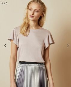BNWT - Ted baker frill sleeve detail top UK 12