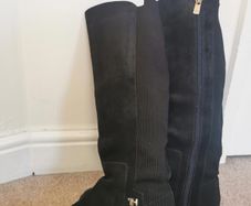 Tommy Hilfiger Suede Knee-High Boots, size 36/3.5