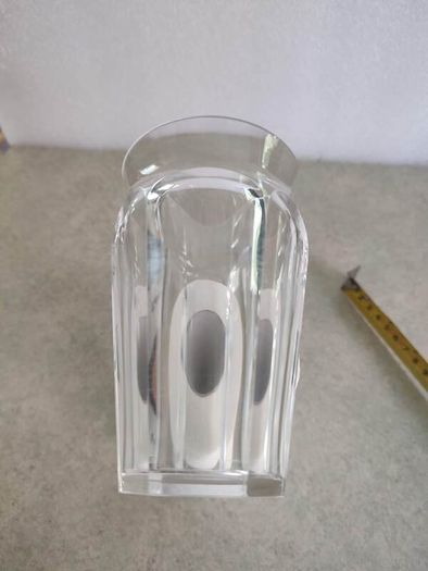 Estate Signed Baccarat Tallyrand Nelly Cut Crystal Bud / Flower Vase Perfect
