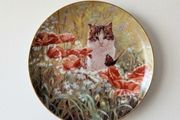 Wendy Stevenson Collectible Cat Plate