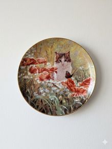 Wendy Stevenson Collectible Cat Plate