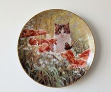 Wendy Stevenson Collectible Cat Plate
