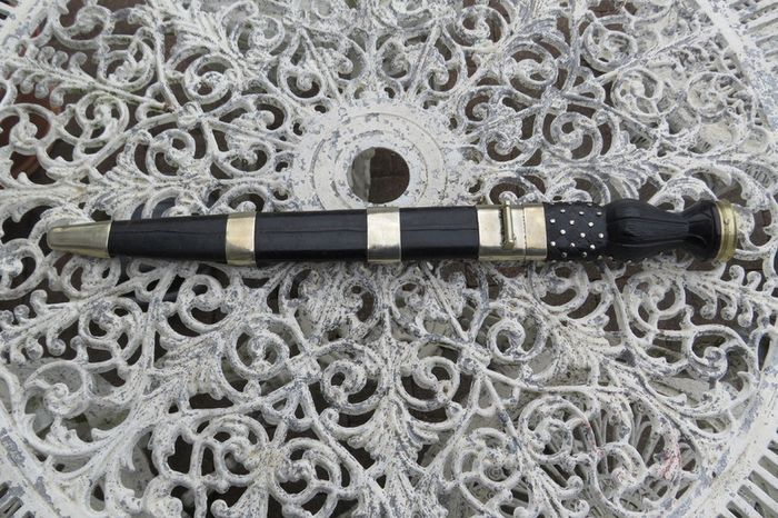 Traditional Scottish Dirk with Thistle Scabbard Fittings