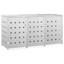 Triple Wheelie Bin Shed 240 L Stainless Steel Image 2