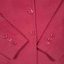 Delmod Vintage Raspberry Pink Red 100% Wool Structured Blazer Jacket 12UK/40EU Image 4