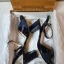 Soffice Sogno Italian leather blue lacquered sandals RRP 125 euro new & boxed size 4 UK Image 3