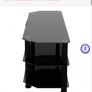 Black glass tv stand for 65" tv Image 6
