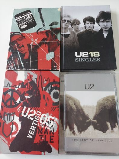 U2 Box Sets - Job Lot - Cd & Dvd - 4 Items - Price For All Items