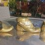 5 brass vintage shoes, boots, D18 post 6e Image 5
