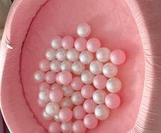 Play Factory Foam Ball Pit with Balls Pink
