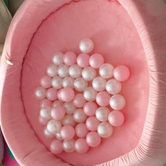 Play Factory Foam Ball Pit with Balls Pink