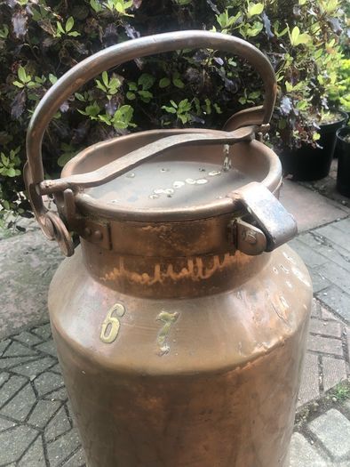 Copper Milk Churn