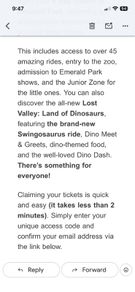 Emerald Park 4 Tickets
