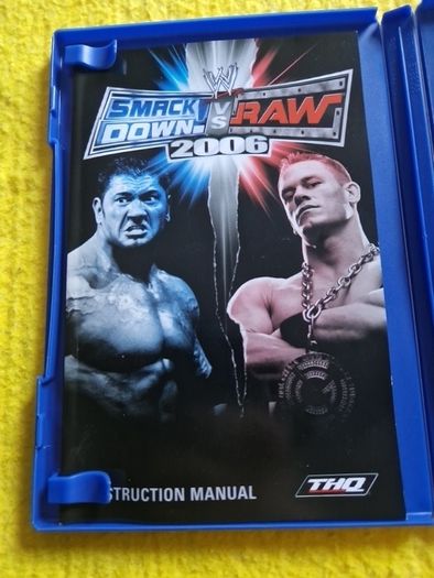 W Smack Down vs Raw 2006 PlayStation2 Ps2 games Original