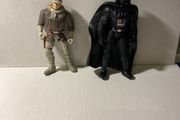 Star Wars Power of the Force Hoth Han and Darth Vader 1995