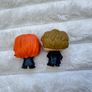 Harry Potter Funko Advent Calendar Pocket Pop Mini Cedric Diggory, George Weasley approx. 3.5 cm. Used Please see photos Image 9