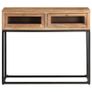 Console Table 90x35x76 cm Solid Acacia Wood Image 4