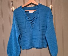 Blue Crop Jumper