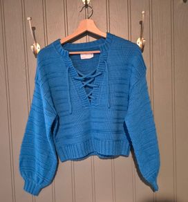Blue Crop Jumper