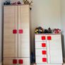 Kids Bedroom Furniture Wardrobe and Chest of Drawer Set Boy Bedroom Furniture Boys Room Image 3