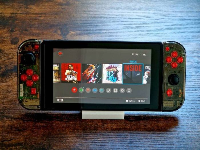 Nintendo Switch Hardmodded Picofly Custom Transparent Edition