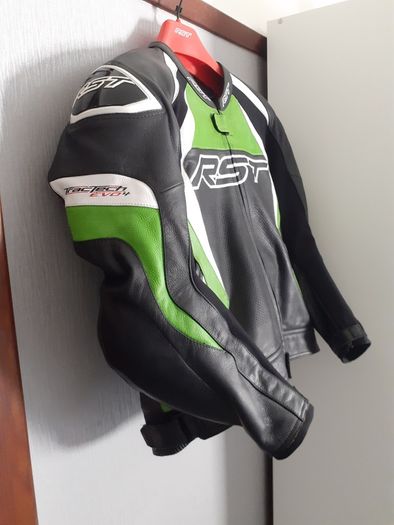 RST TracTech Evo 4 Two Piece Leather Suit Kawasaki Ninja Green (not Alpinestars Furygan Dainese)