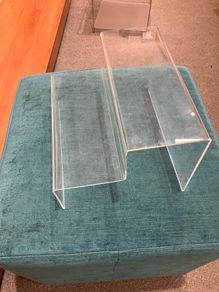 Perspex Two Tier Shoe Shelves
