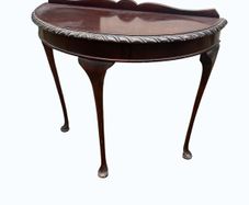 Vintage Console Table / Demi Lune / Hall TableTable