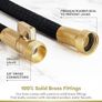 Flexi Hose Expandable Garden Hose  50FT Heavy Duty Water Hose, Retractable Hose with 2cm Brass Fittings Expandable Hose Design Includes Spray Nozzle Image 4
