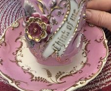 Cup and Saucer Forget Me Not