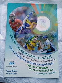 2005 All Ireland Camogie match programme (postage included)