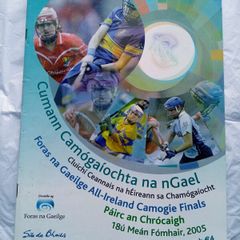 2005 All Ireland Camogie match programme (postage included)