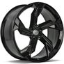 18" ETRON Type black Alloys Seat Audi Skoda Vw 5x112 Image 2