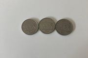 Irish five pence 1993,1996,1996
