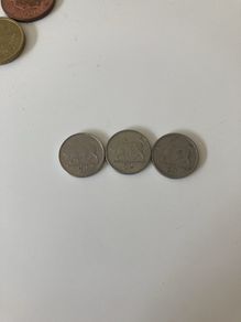 Irish five pence 1993,1996,1996