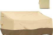Garden Sofa Cover, 210D Oxford Waterproof Garden Furniture Cover Outdoor Patio Cover with Air Vent for Chair Sofas