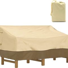 Garden Sofa Cover, 210D Oxford Waterproof Garden Furniture Cover Outdoor Patio Cover with Air Vent for Chair Sofas