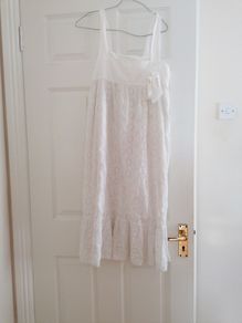 ladies broderie anglaise sundress