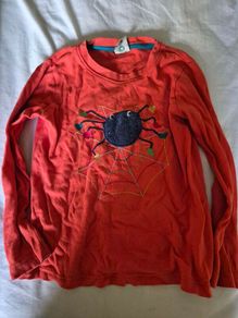 Long-sleeved spider top