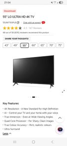 LG Tv 55inch