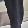 Black Lurex Stretchy Over the Knee Boots Sz 41 (Fit 7-7.5UK) - Rrp 60 Image 6