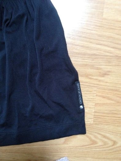 DKNY oversized black mini dress