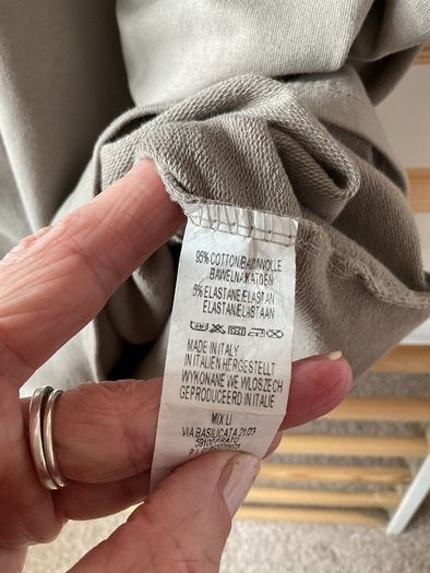dress bnwt casual hooded dress size small 10/12 khaki marina gigli