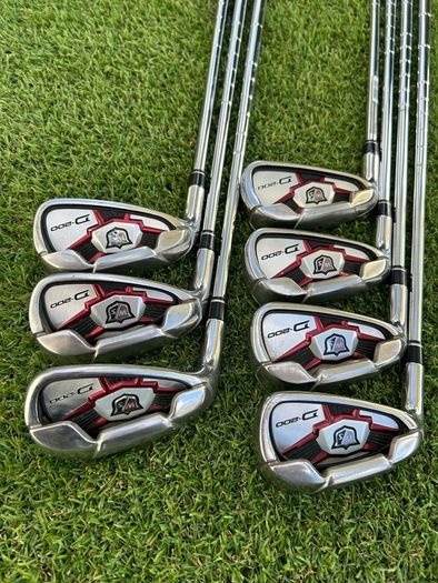 Full set of left handed golf clubs