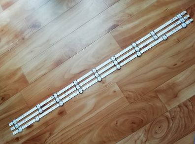 3pc Led Strip For Vestel 40'' Uhd Drt Vnb A+b Jvc Lt-40c860 Lt-40c880 Lt-40c890 Ves400qnds