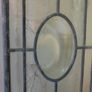 Antique Stunning Leaded Stained Glass Window Art  40,5" x 9" Image 4