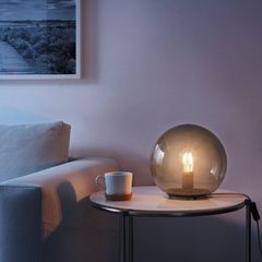 IKEA Fado table glass ball lamp