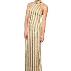 virgos lounge gold dress