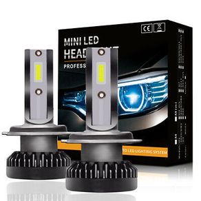 MINI H7 H11 LED Headlight Replacement Bulbs Bulb Conversion Kit 200W 48000LM 6000K Hi/Lo Beam Lamps