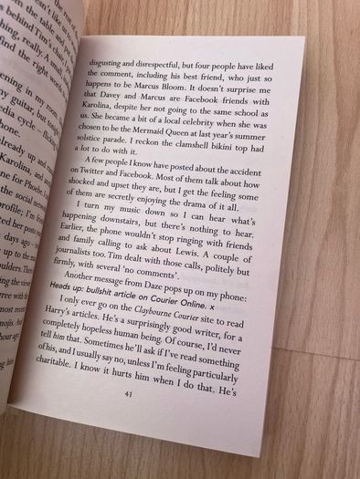 Cat Clarke - teen book - We are young